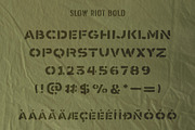 Slow Riot, a Sans Serif Font by Megflags (Thumbnail 4 of 9)