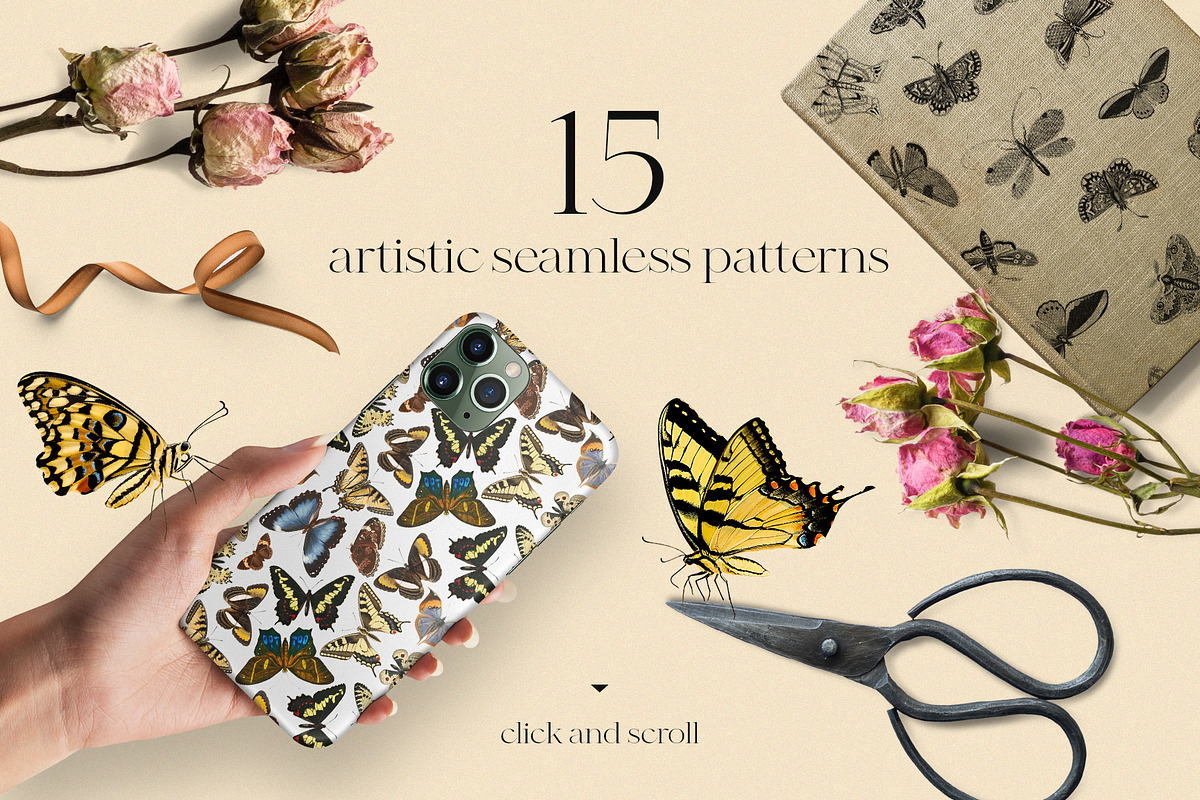 Vintage butterfly modern collection, an Animal Illustration by Beauty Drops (Photo 7 of 8)