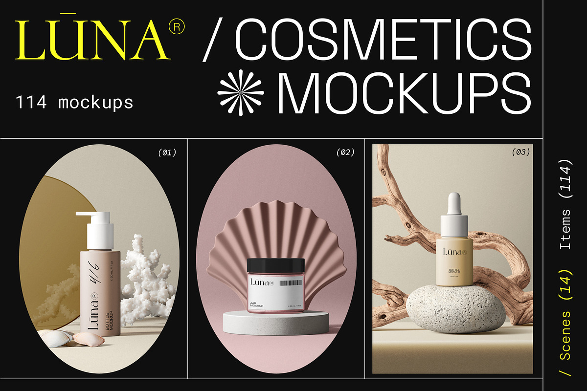 (114) Cosmetics mockups - part 1, a Packaging Mockup by Creatoom (Photo 2 of 16)