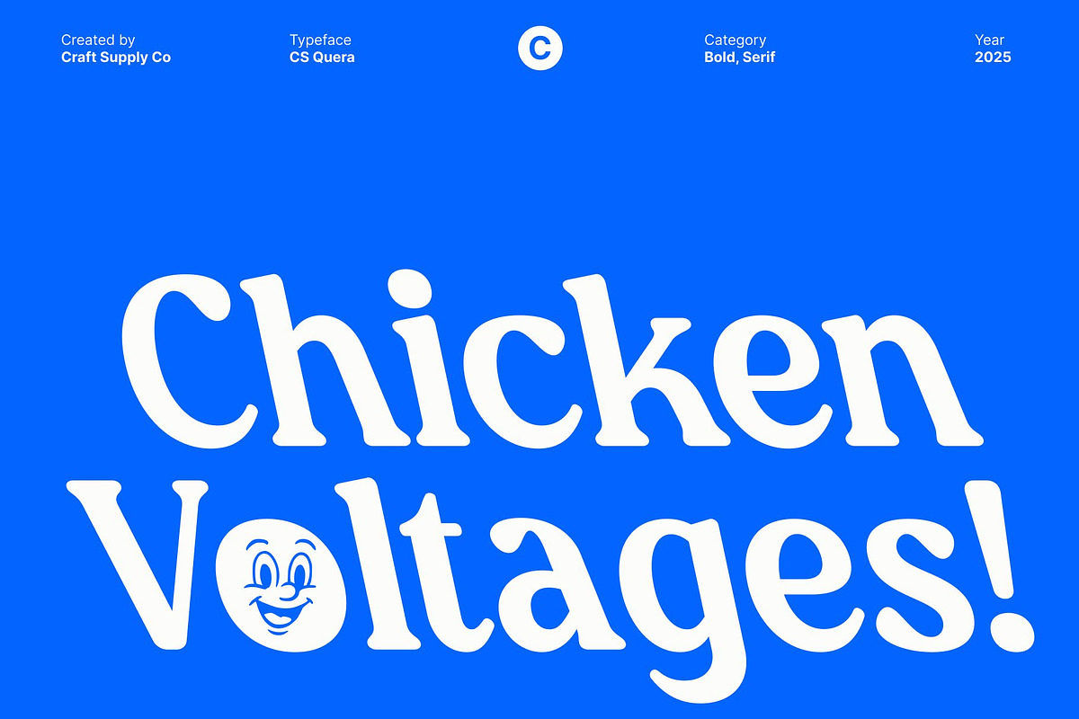 CS Quera – Bold Serif Font, a Serif Font by Craft Supply Co. (Photo 6 of 8)