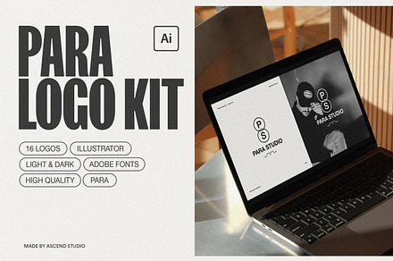 Cafe Logo Kit Template | Illustrator