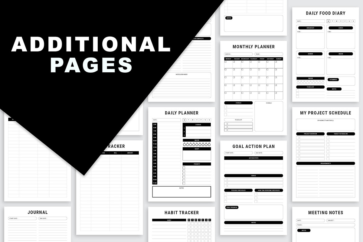 2026 Sunday Start Ultimate Planner, a Stationery Template by MNT-Creator (Photo 7 of 10)