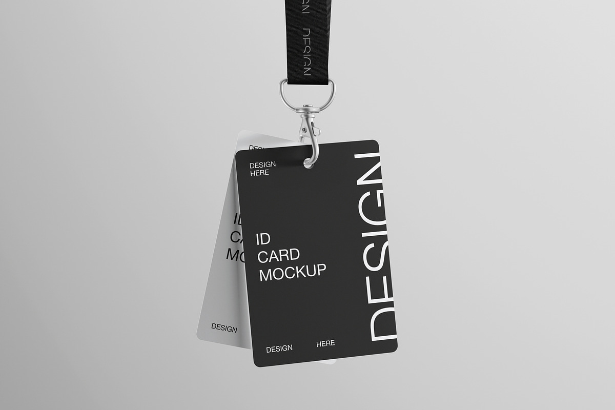 ID Card Mockup, a Books & Magazine Mockup by baim_std