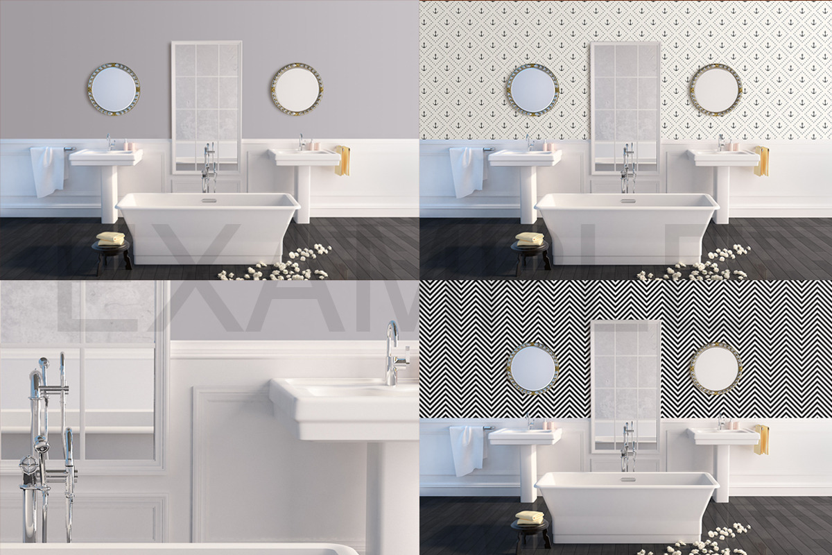 MOCK UPS BUNDLE, 10 INTERIOR PSD, a Print Template by HisariDS Mockup Design (Photo 7 of 11)