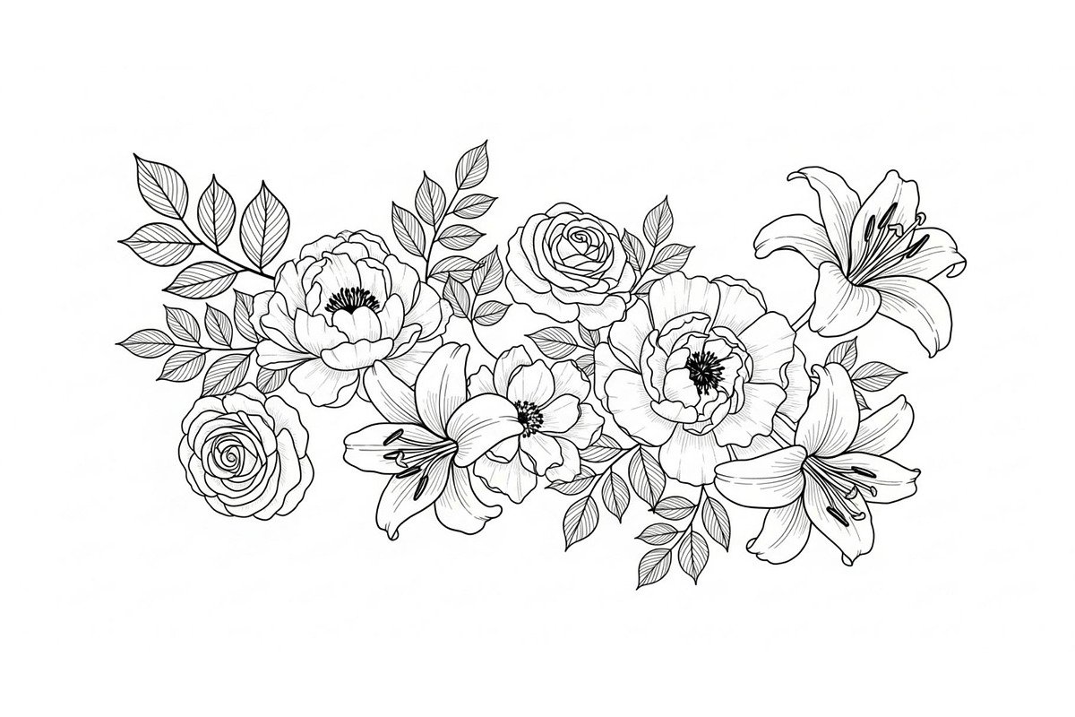 Coloring Pages for Adults, an Object Graphic by RVECT