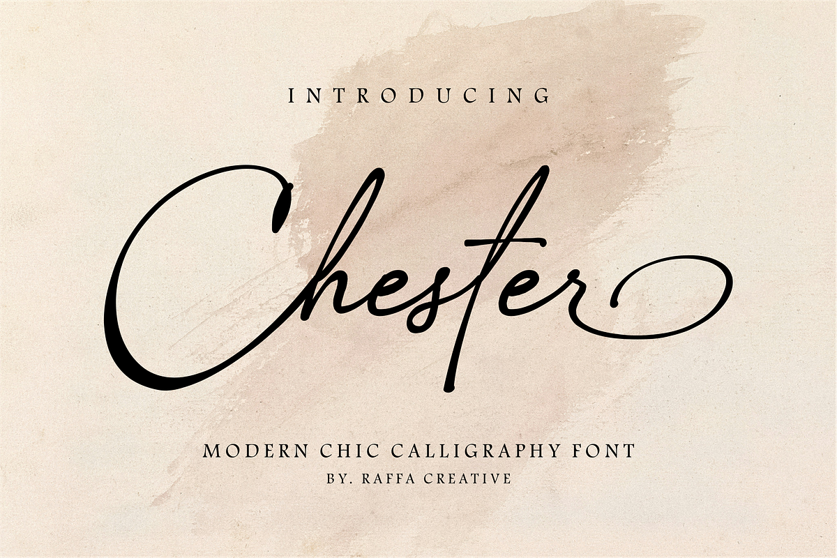 Chester Signature, a Handwritten Font by Raffa Creative (Photo 1 of 10)
