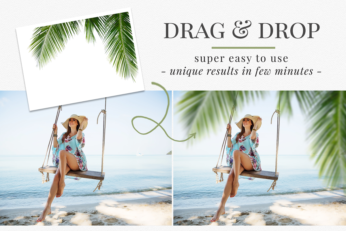 Under the Palms photo overlays, a Layer Style Add-On by BrownLeopard (Photo 6 of 6)