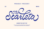 The Scarleta, a Script Font by Struggle Studio (Thumbnail 1 of 6)