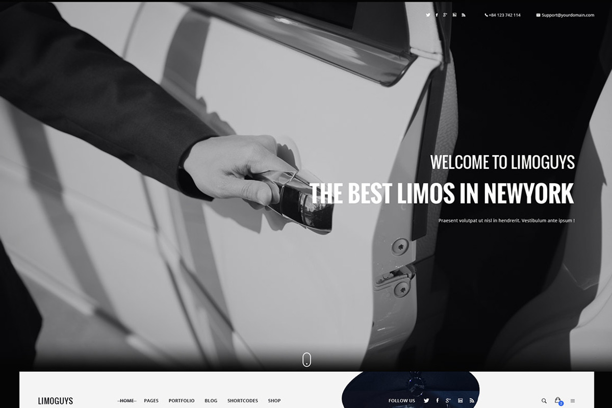Limoguys - PSD Template for Car/Limo, a Websites & App Template by Digipieces (Photo 2 of 14)