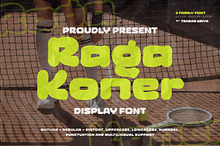 Raga Koner - Display Sport Font
