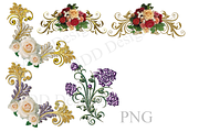 Flower Embellishments, a Graphic by MDD Designs (Thumbnail 1 of 3)