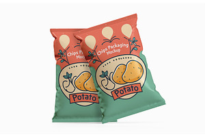 Chips Packaging Mockup Bundles