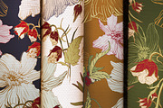 Gentle Fall Floral Patterns, a Pattern Graphic by Vero Arts (Thumbnail 3 of 10)