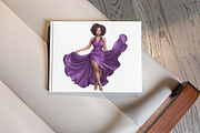 Curvy African Woman Clipart, a Person Illustration by Gloria Designed It (Thumbnail 5 of 7)