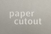 Paper Cutout Text Effect, an Action Add-On by MarkSupply (Thumbnail 1 of 4)