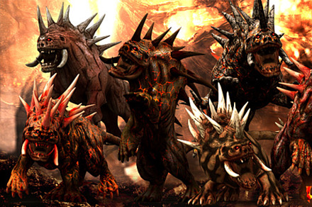 Hellhounds monsters, an Animal 3D Model by MamaHuey