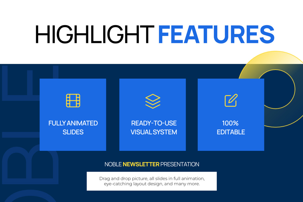 Noble Newsletter Google Slides preview 2