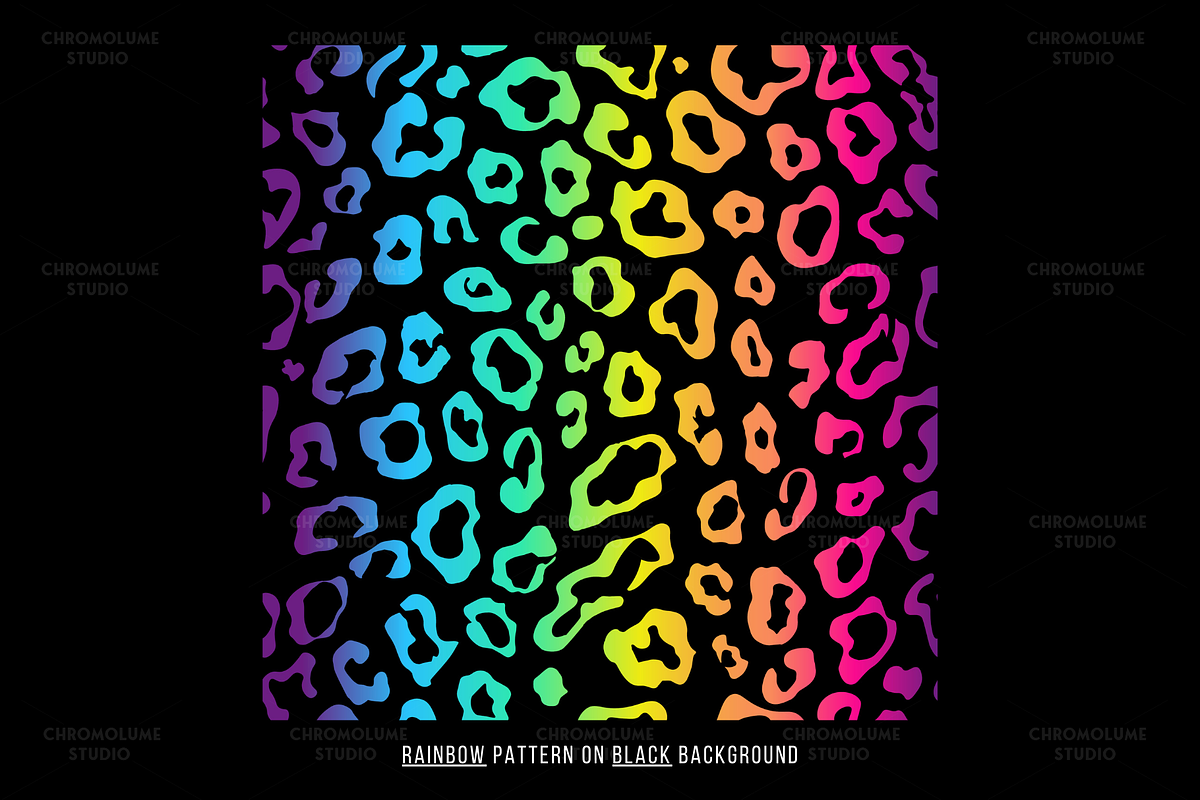 Rainbow Animal Print Digital Paper, a Pattern Graphic by Chromolume Studio (Photo 14 of 39)