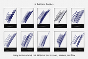 Procreate Ballpoint Pens Set, a Brush Add-On by Brush Moment (Thumbnail 2 of 13)