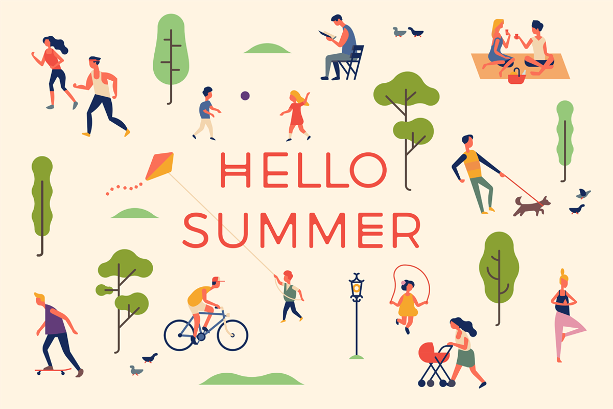 Summer in the park, a Person Illustration by Masha Tace (Photo 1 of 3)