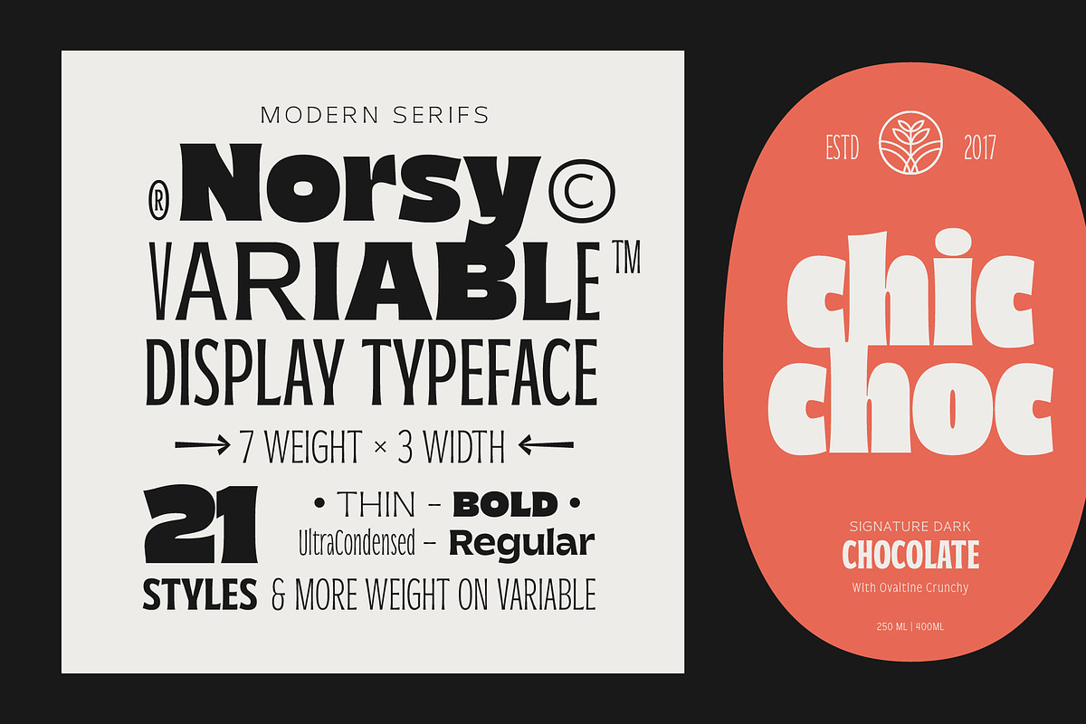 Norsy - Variable Display, a Sans Serif Font by Adam Fathony (Photo 11 of 19)