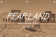 Pearland Hand Drawn Font, a Handwritten Font by nickqtx (Thumbnail 1 of 3)