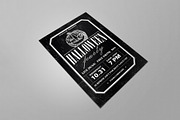 2 Vintage Halloween flyer templates, a Flyer Template by Marie T (Thumbnail 6 of 7)