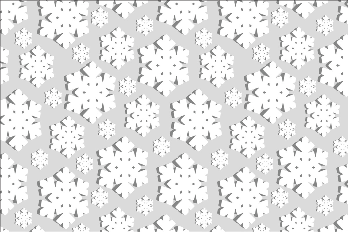 Christmas background. Snowflakes., a Decorative Illustration by katykin (Photo 3 of 5)