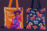 Dia De Los Muertos Character Set, an Illustration by Invisual Studio (Thumbnail 7 of 10)