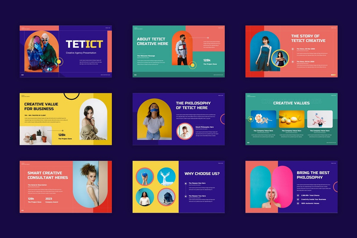 Tetict Creative Agency Presentation, a Presentation Template by Haidezign (Photo 2 of 5)