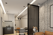Interior Design Apartment, Living, an Architecture 3D Model by Arthitecture Home (Thumbnail 2 of 6)