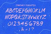 Amor Delova Brush Font, a Blackletter Font by Kotak Kuning Studio (Thumbnail 5 of 6)