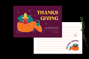 Thanksgiving Greeting Card, a Card Template by Neermana (Thumbnail 4 of 4)