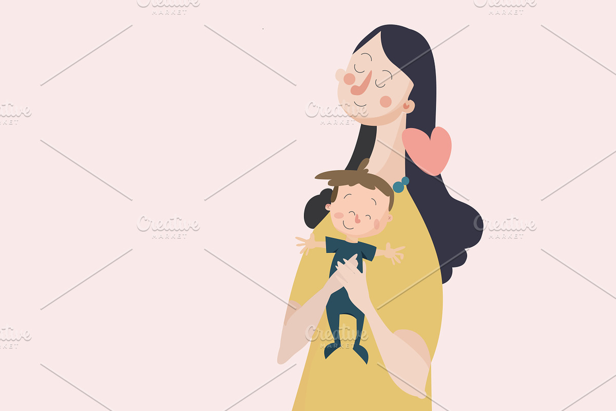 Mom`s love, an Illustration by 2D/3D (Photo 2 of 2)