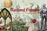 MEDIEVAL FANTASY - Scrapbooking Set, an Object Graphic by alenaganzhela (Thumbnail 1 of 13)