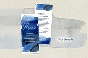 Navy Blue Watercolor Stains Splashes, a Texture Illustration by GraphicsDish (Thumbnail 3 of 3)