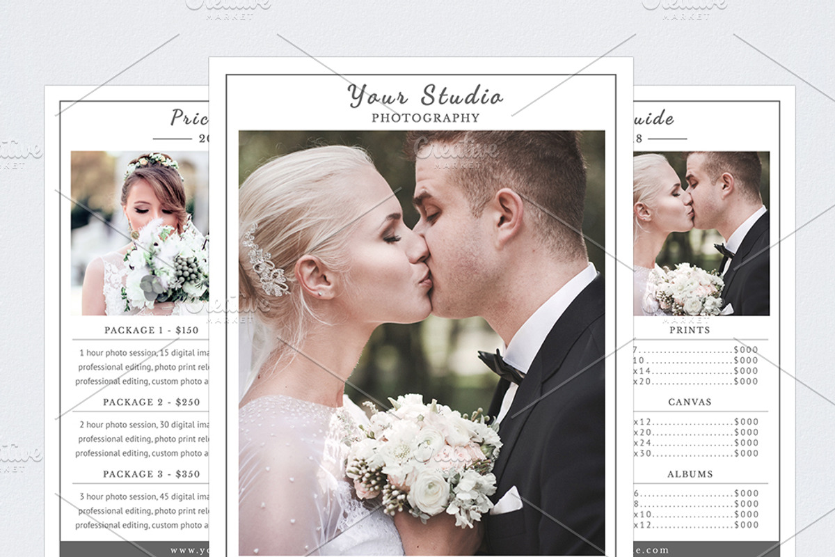 Photography Pricing Guide Template, a Flyer Template by NM-Design-Studio (Photo 2 of 4)