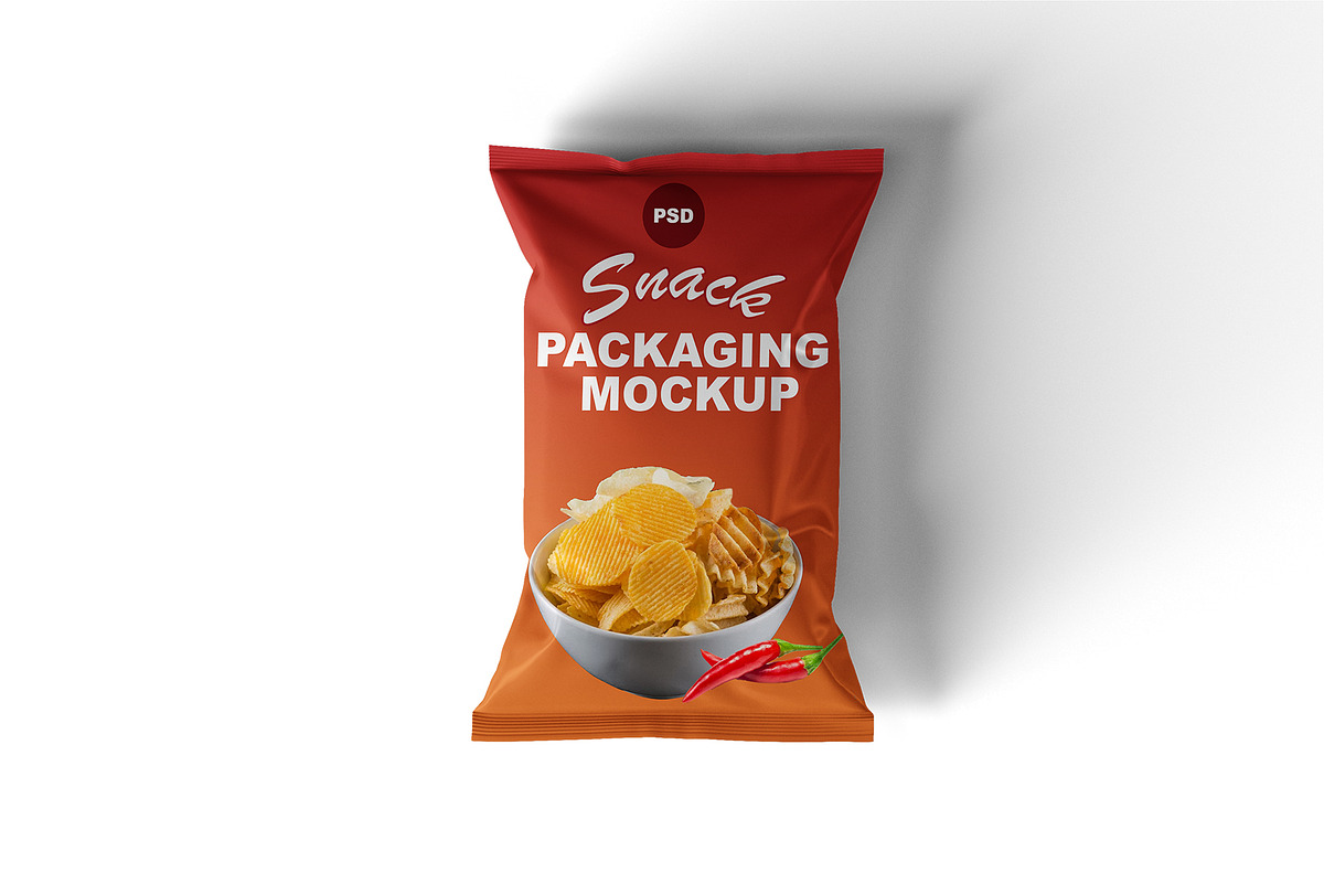 Snack Packaging Mockup, a Product Mockup by Mockupfit (Photo 5 of 9)