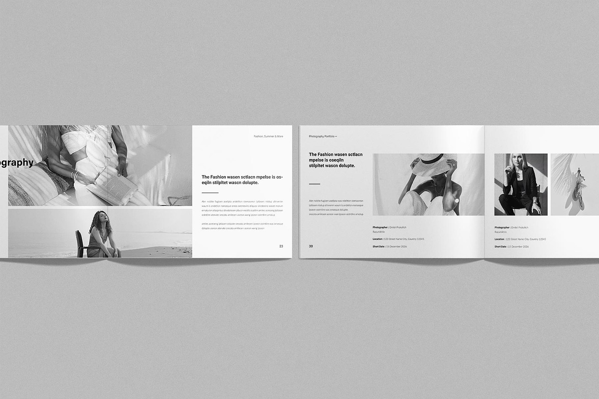 Photography Portfolio Template, a Brochure Template by ElvinPrint (Photo 8 of 10)