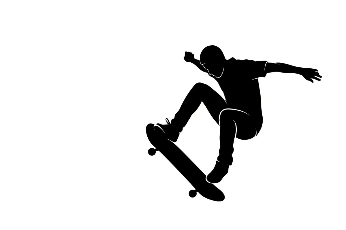 skateboard trick silhouettes showcas, an Illustration by Amazin_art (Photo 8 of 31)
