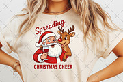 Spreading Christmas Cheer PNG, an Illustration by Craft Nest (Thumbnail 5 of 6)