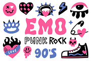 Emo / Punk / Rock collection, an Object Illustration by piyacler (Thumbnail 1 of 7)