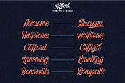 Harlend (6 font with bonus), a Script Font by Angin Studio (Thumbnail 4 of 16)