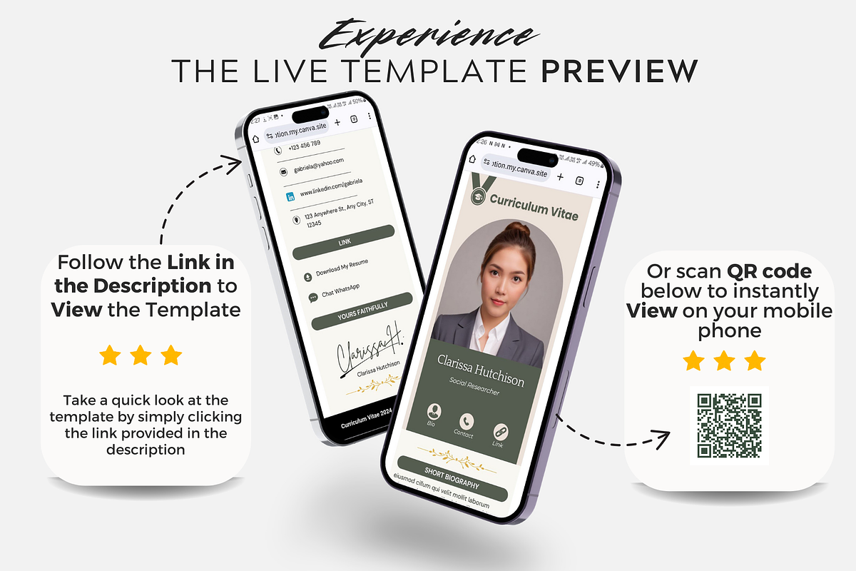 StarCV Pro-02|Canva Resume Template, a Landing Page Template by Omaikraf Studio (Photo 5 of 9)