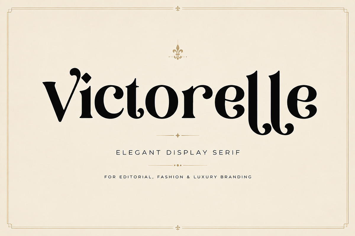 Victorelle | Elegant Serif Font, a Serif Font by Wow Magic (Photo 1 of 5)