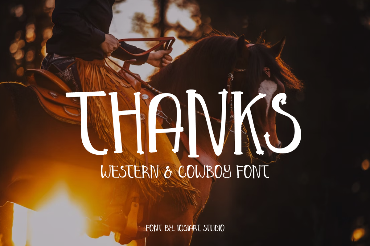 Kepang Western Font, a Serif Font by Iqsiart Studio (Photo 7 of 7)