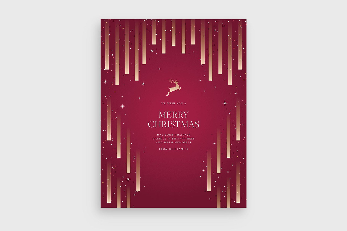 Modern Christmas Flyer Template preview 4
