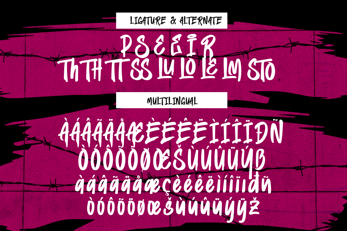 Heylabs Stroyed Graffiti Type Font, a Handwritten Font by Ronny Studio (Photo 9 of 9)