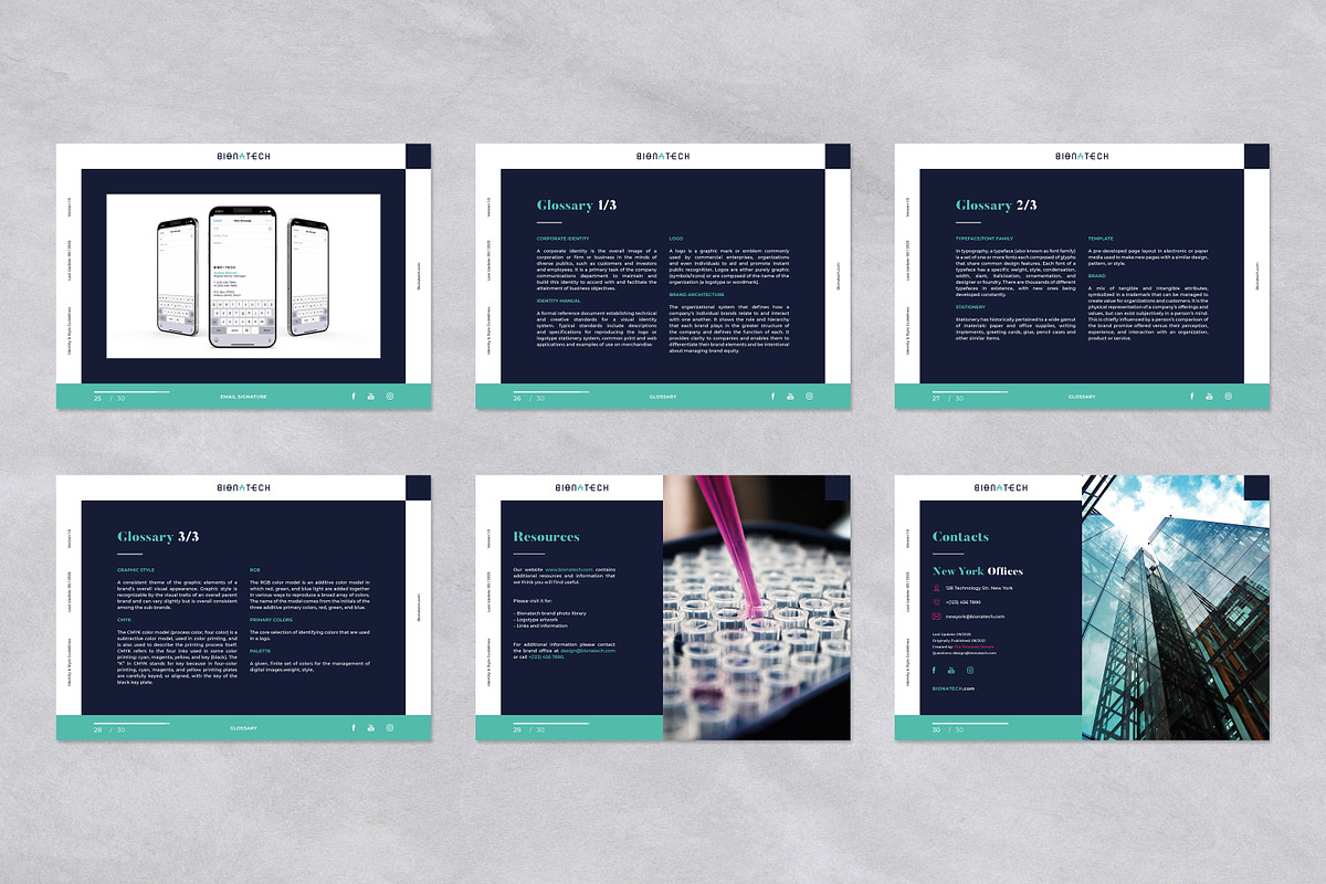 Branding Manual Guidelines Template, a Brochure Template by Andre28 (Photo 7 of 7)