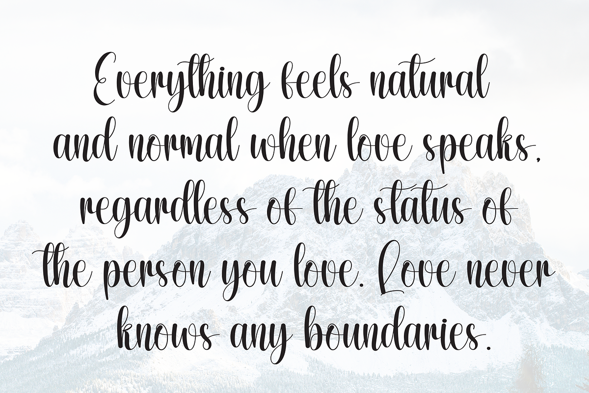Snowhouse | Script Font, a Handwritten Font by Scratchones (Photo 6 of 8)